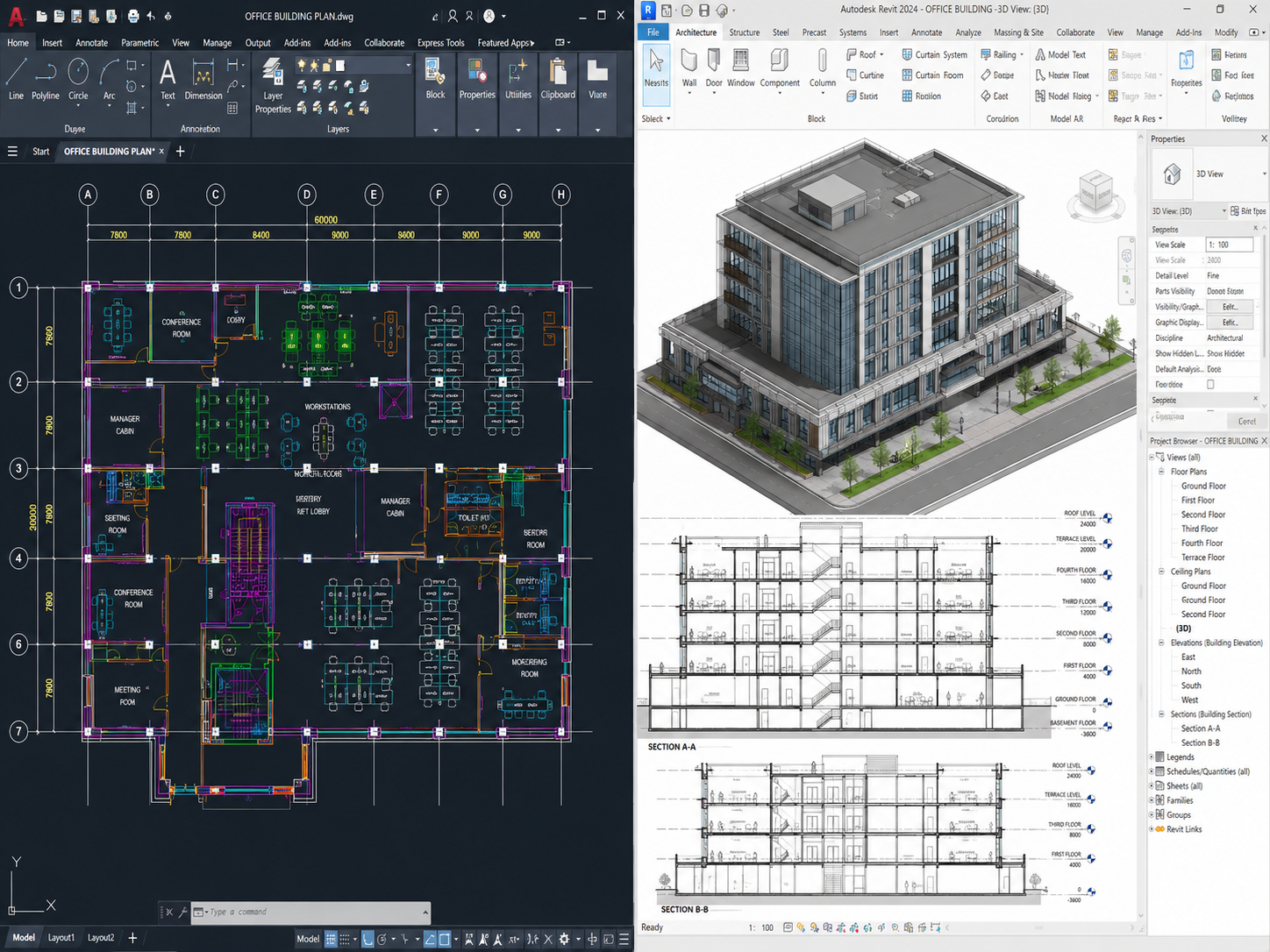 CAD to BIM Conversion Services | Architectural BIM