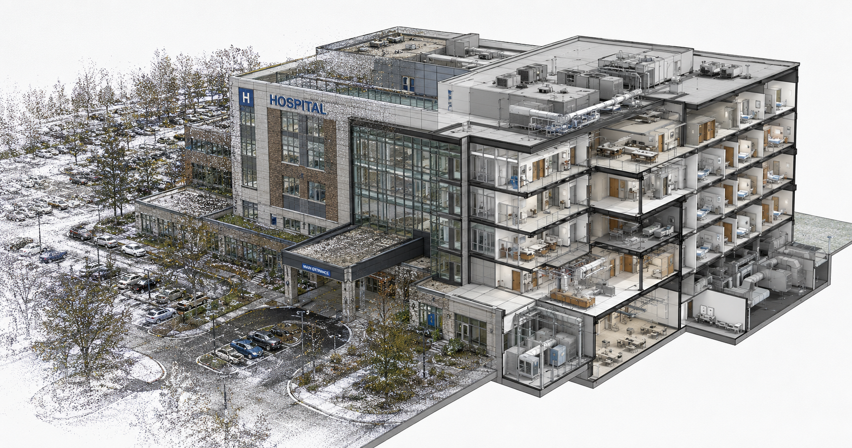 As-Built 3D Building Information Model