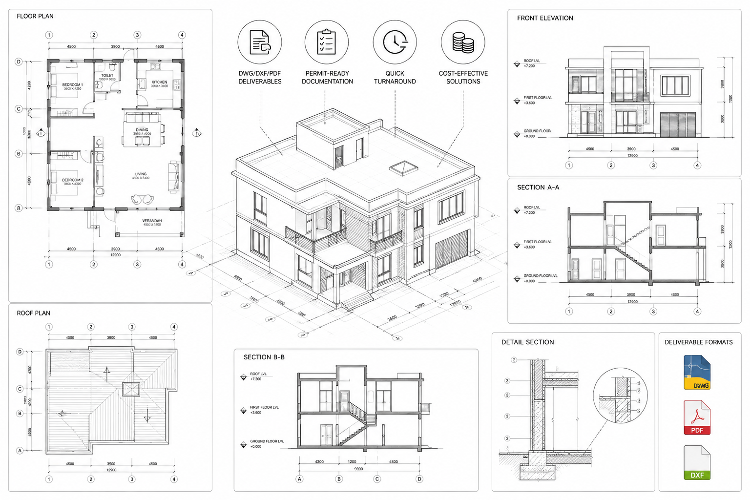 AutoCAD interface showing architectural floor plan