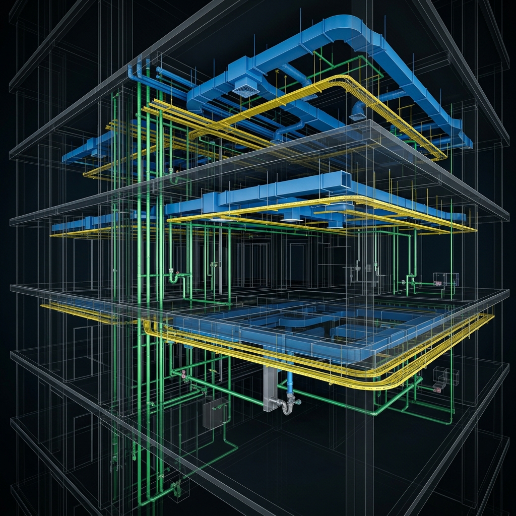 MEP CAD Drafting Services Drawing Preview